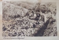 Ploština – co zbylo po vypálení, 1945