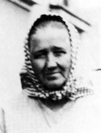 The grandmother of Drahomíra Černotová from her mother's side 
