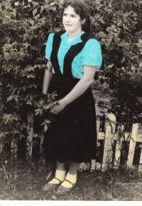 Dariya Hermak in the last days of her stay in Kineshma, July 17, 1955