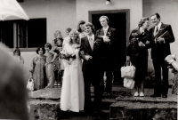Wedding of Svatava and Honza, 1978 