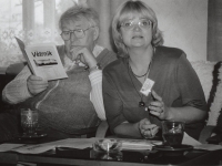 Zasedání přípravného výboru, s Vlastíkem Ondráčkem, pravou rukou z SČDO, 1988