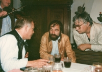 With Karel Kryl in Mohelnice, 1994