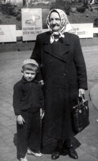 Grandmother with Ilona Krylová's stepbrother