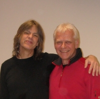 Lev Rybalkin and Mike Stern at the Karlovy Vary Jazz festival in 2008