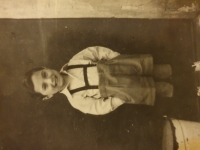 Michal as a four-year-old, 1952.

