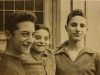 1953, Michal with brothers- Bratislava.
