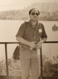 1978, Michal as a guide, Budapesť.
