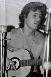 Rostislav Čurda at a concert in Kobylisy in 1983