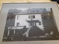 Rear façade of Countess' villa in1940, Brumov. Photographed with permission of the Regional Museum Brumov-Bylnice. 2021