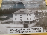 Front view of Countess's villa, Brumov, 1940.  Photographed with permission of the Regional Museum Brumov-Bylnice. 2021