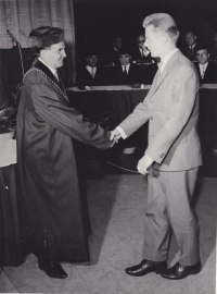 Graduation in Ústí nad Labem, 1967