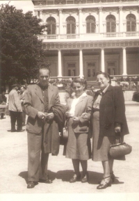 Trip to Františkovy Lázně, 1955
