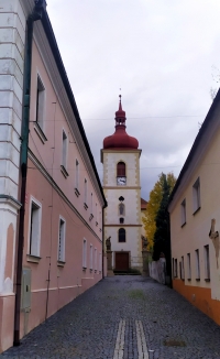 St. Bartholomew's Church in Hrádek nad Nisou, where Annelies Schöler sings in the church choir