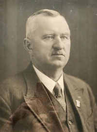 Antonín Janeček (1875-1965), his grandfather, who built the department store in Černovice