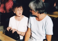 With German friend Monica (partner exchange of Baunatal and Vrchlabí) – Baunatal, 2003