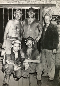 With his workmates underground 1960s