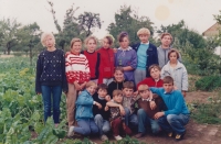 With children affected by the Chernobyl accident, second half of the 1980s