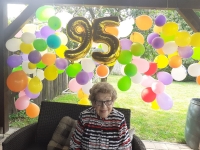 95th birthday celebration, the witness and son Eduard, 2020 
