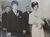 The wedding of Jaroslav and Miroslava Kubín
