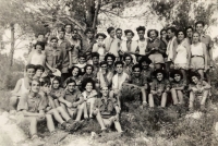 The youth of Hashomer Hacair in a kibbutz in Israel, 1950