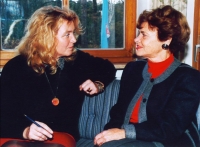 With Agneša Kalinová