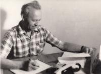 Josef Fikr v práci
