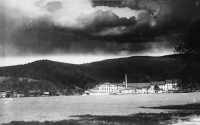 Paper mill in Lochovice, circa 1920s