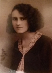 Rudolfa Štrobl's mother