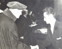 ČVUT graduation in 1961