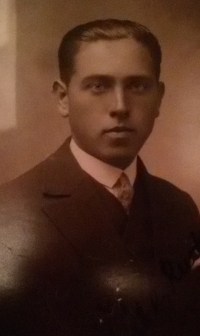 Rudolfa Štrobl's father