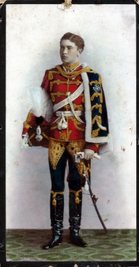 Podobizna knížete Lichnovského, kterou získala rodina Rozálie Zavadilové ze zámku, kde pracoval její dědeček