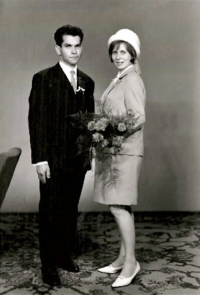 Witness´s wedding with Miroslav Zavadil in 1967