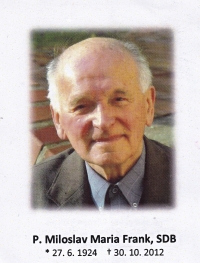 Brother of Marie Žídková, Miloslav Frank
