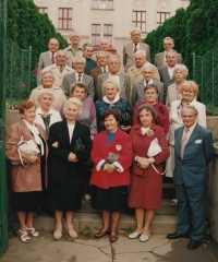 School meeting 1993, Božena Jůvová at the bottom left