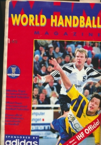 Jiří Kotrč on the cover of World Handball magazine in 1995