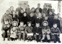 A school photo from Michalovka, 1947