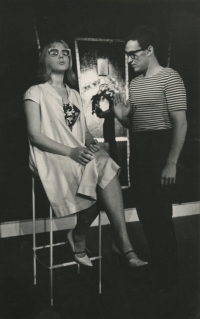 Consuela Morávková s Josefem Krausem kolem roku 1962