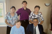 Witness Alžbeta Kamasová with her husband and their children