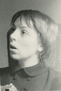 Miroslava Holubová, born Kišová, around 1967