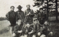 "Mountain Goat" company of the 3rd boys' troop of the Děčín Scout Centre Úsvit