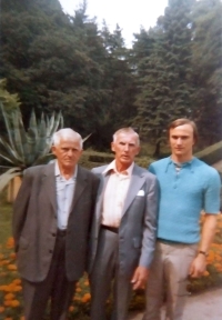 Roland's uncle from the USA visiting the GDR (1972)