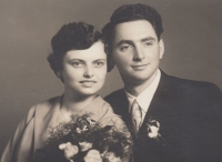 Svatba Anny a Jiřího Šulitkových, 1956