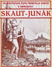A first republic issue of the magazine Skaut-Junák dedicated to the North-Bohemian County of Přemysl Oráč 
