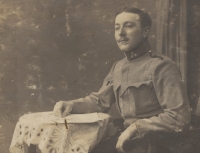 Václav Jůva, brother of father Stanislav, 1917