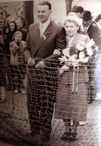 Wedding of Růžena Polesná and Antonín Fučík