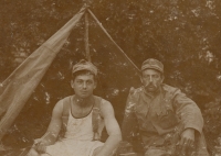 Josef Smékal's brother during the first world war