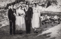 Wedding of a friend in Gernik, ca. 1982