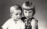 Witness' children Jiří and Kristina, 1966