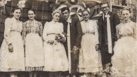 The wedding of Josef Hrůza´s brother-in-law, Svatá Helena  