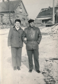 The Peterka parents in Řeporyje